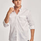 Men Regular Fit Shirt - White