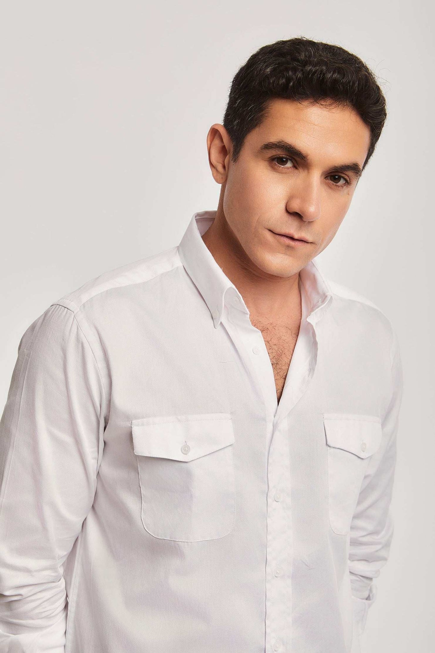 Men Regular Fit Shirt - White