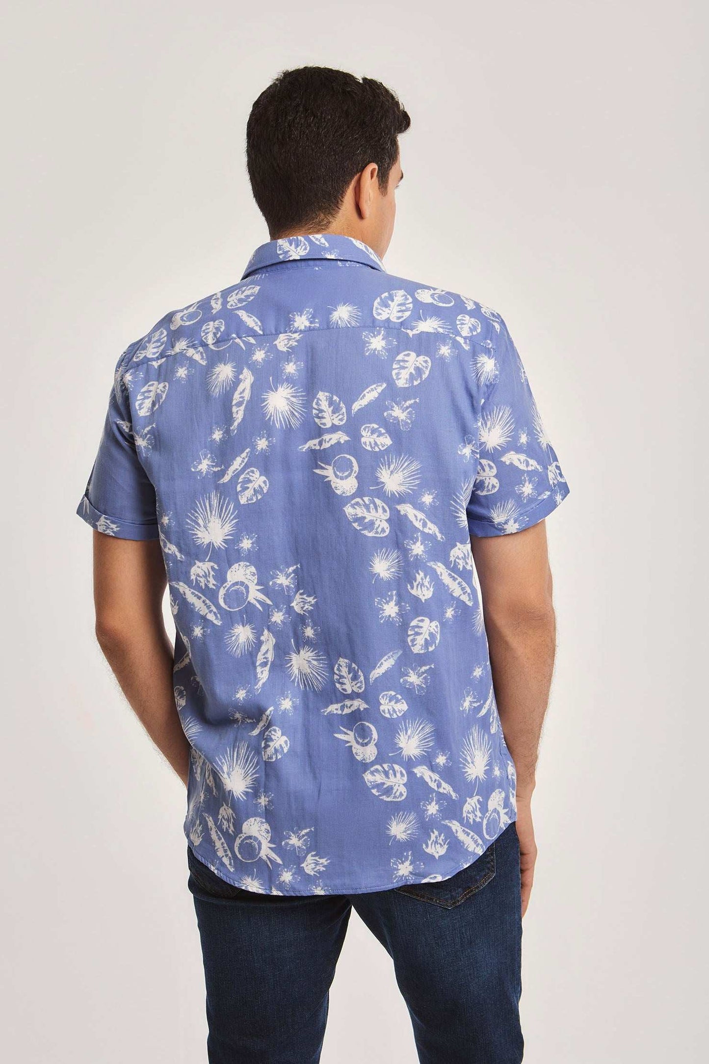 Men Regular Fit Shirt - Blue
