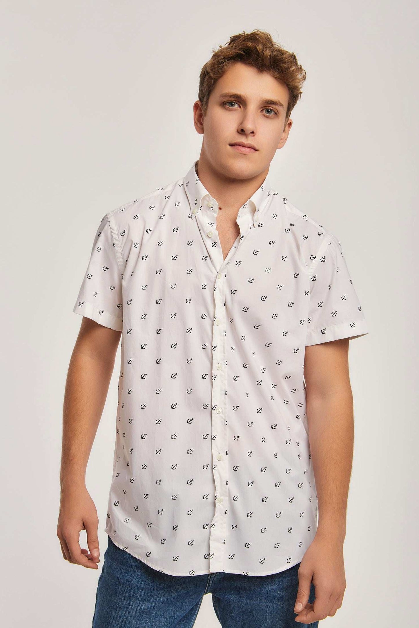 Men Regular Fit Shirt - White