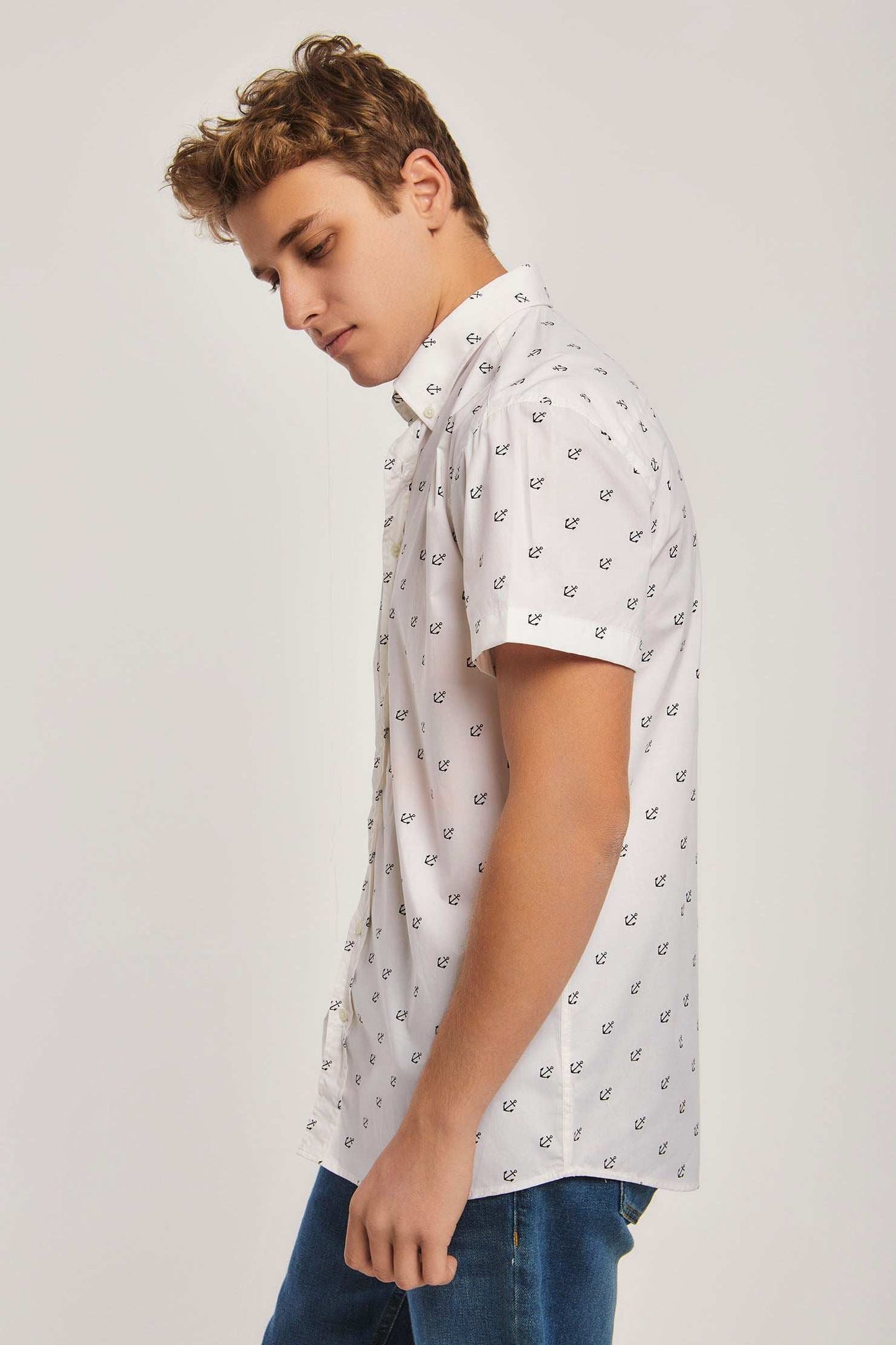 Men Regular Fit Shirt - White