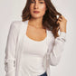 Women Regular Fit Cardigan - White
