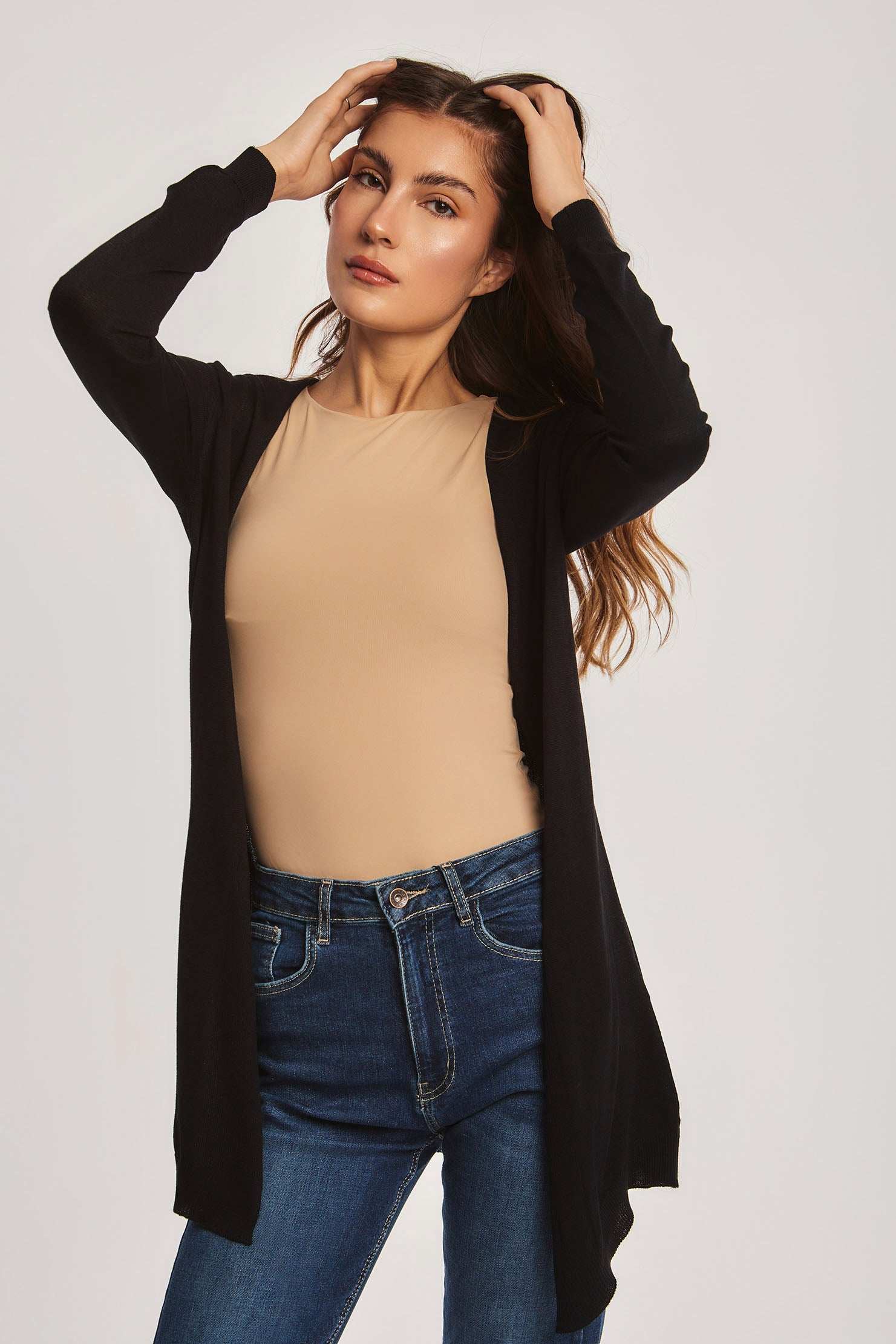 Women Regular Fit Cardigan - Black