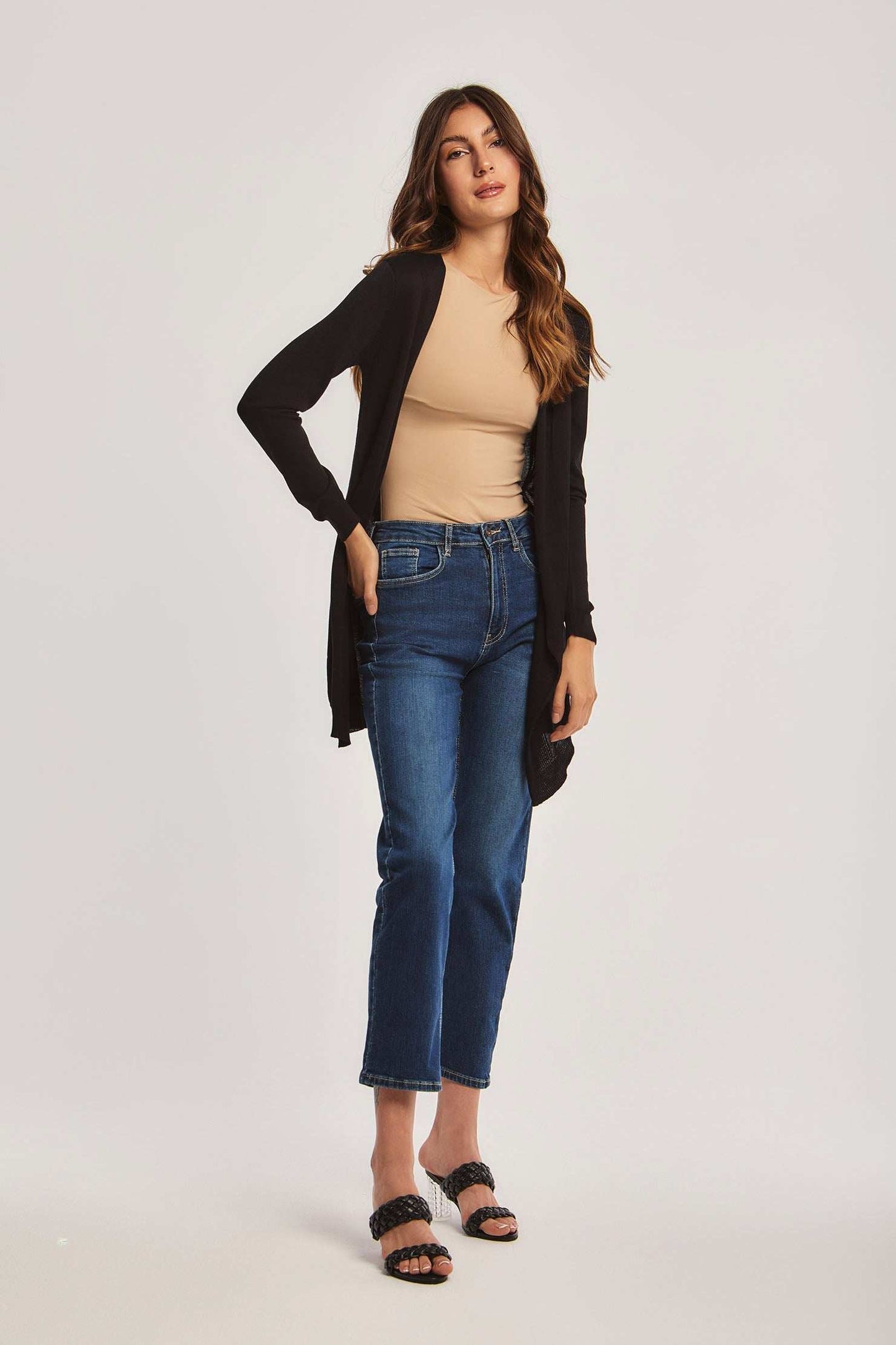 Women Regular Fit Cardigan - Black