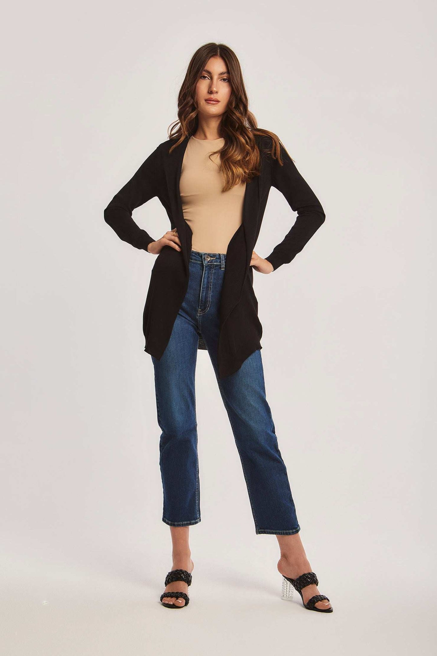 Women Regular Fit Cardigan - Black