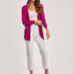 Women Regular Fit Cardigan - Baton Pink