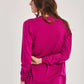 Women Regular Fit Cardigan - Baton Pink