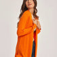 Women Regular Fit Cardigan - Celosia Orange