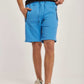 Men Regular Fit Sweat Short - Blue
