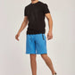 Men Regular Fit Sweat Short - Blue