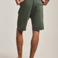 Men Regular Fit Sweat Short - Green