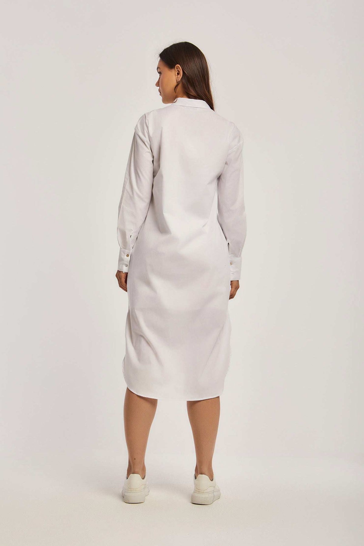 Women Regular Fit Dress - White