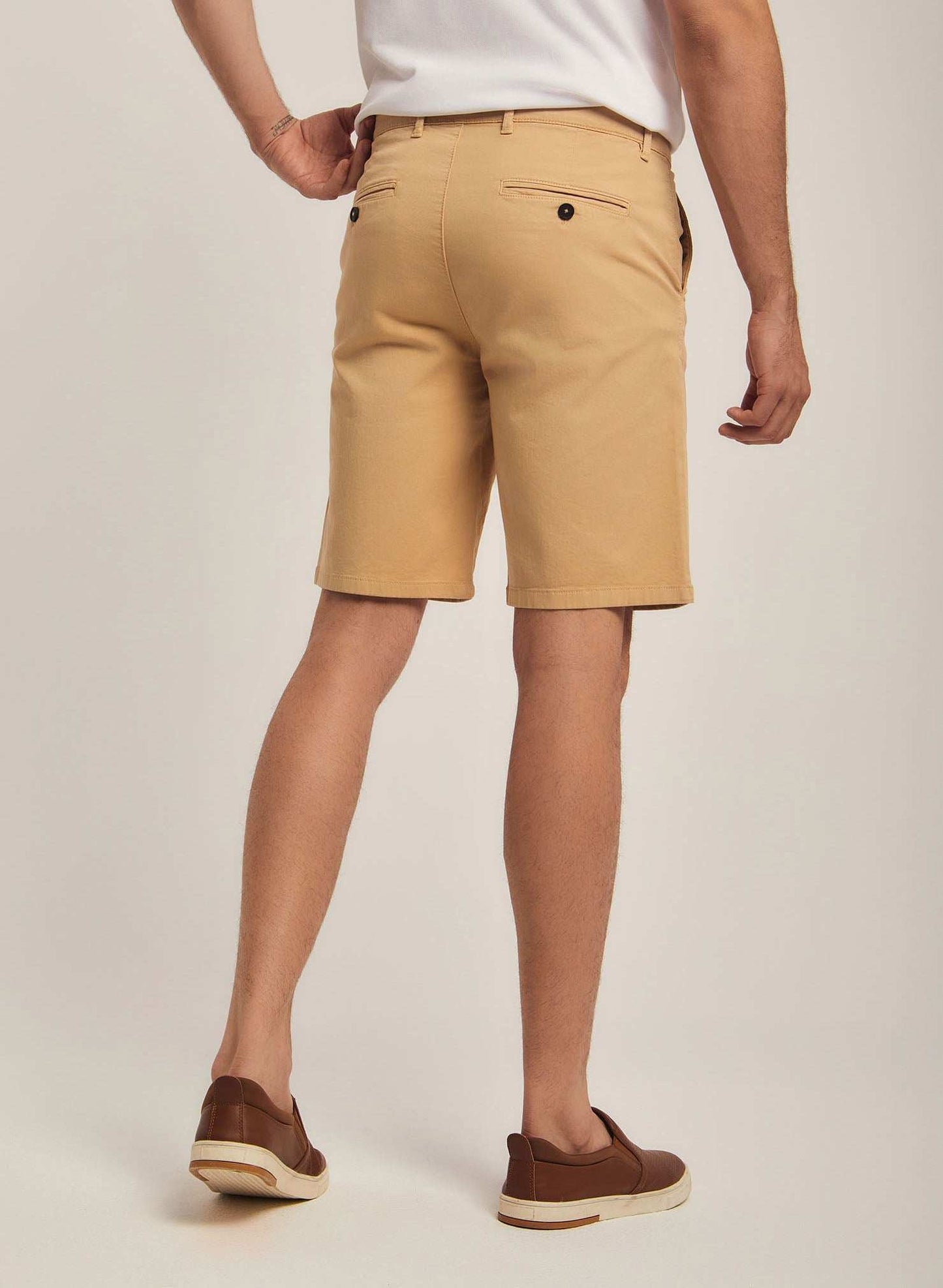 Men Regular Fit Shorts - Brown