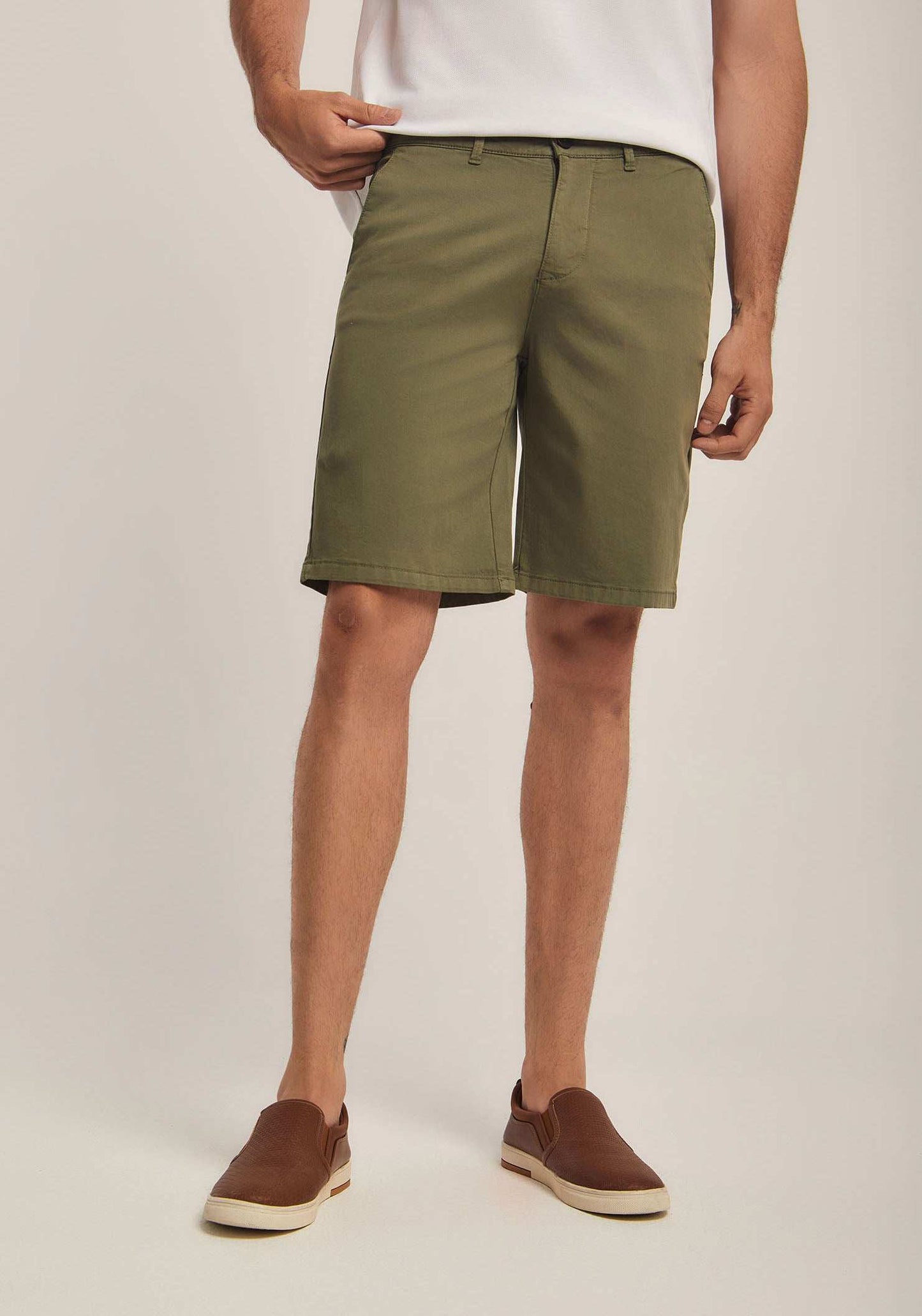Men Regular Fit Shorts - Green