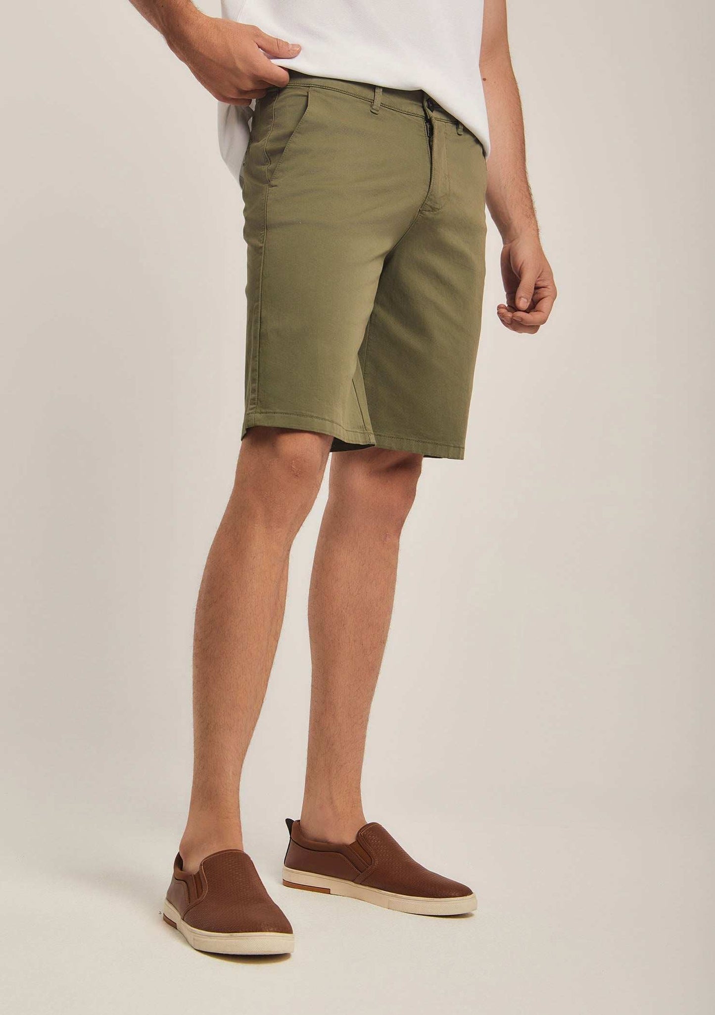 Men Regular Fit Shorts - Green