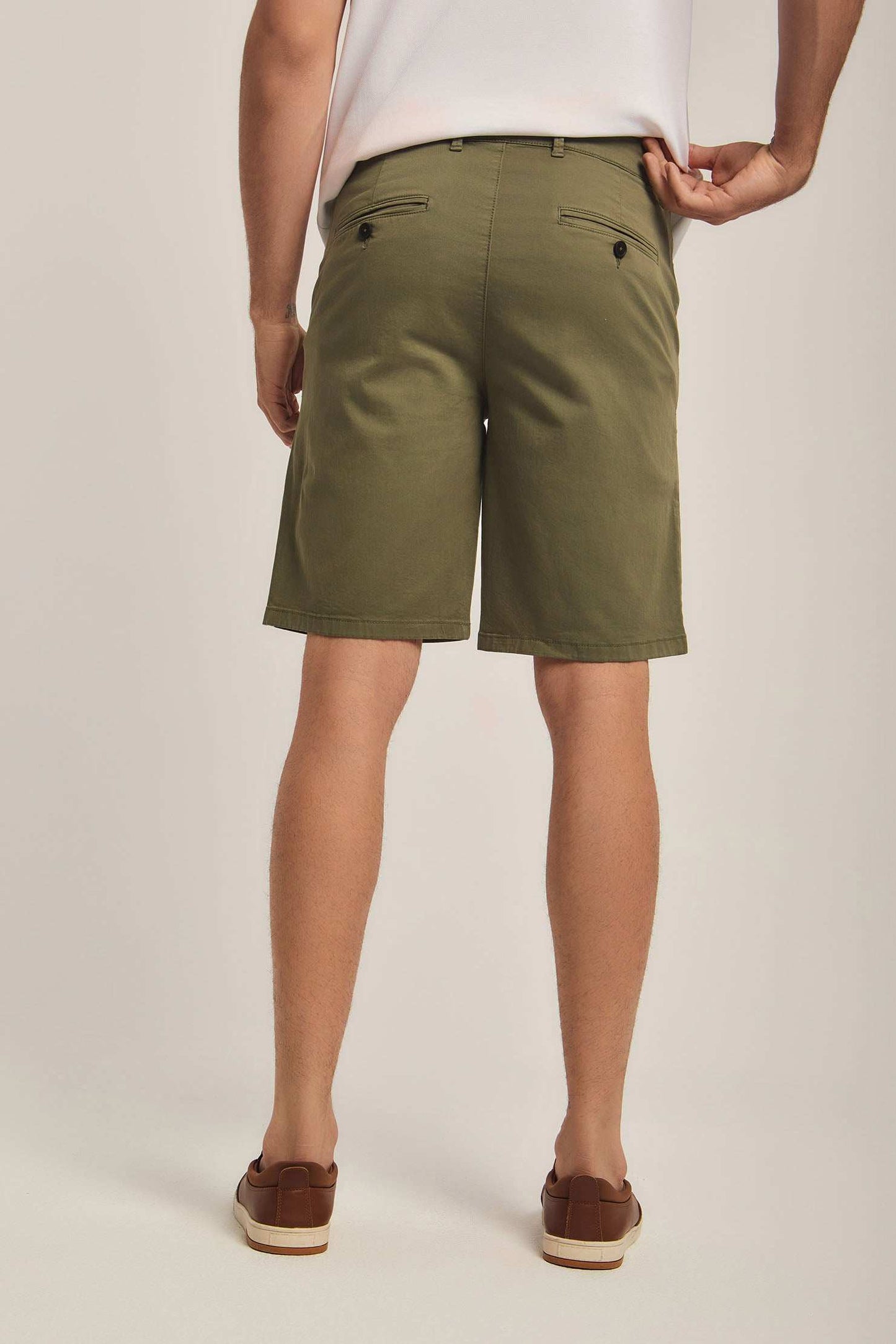 Men Regular Fit Shorts - Green