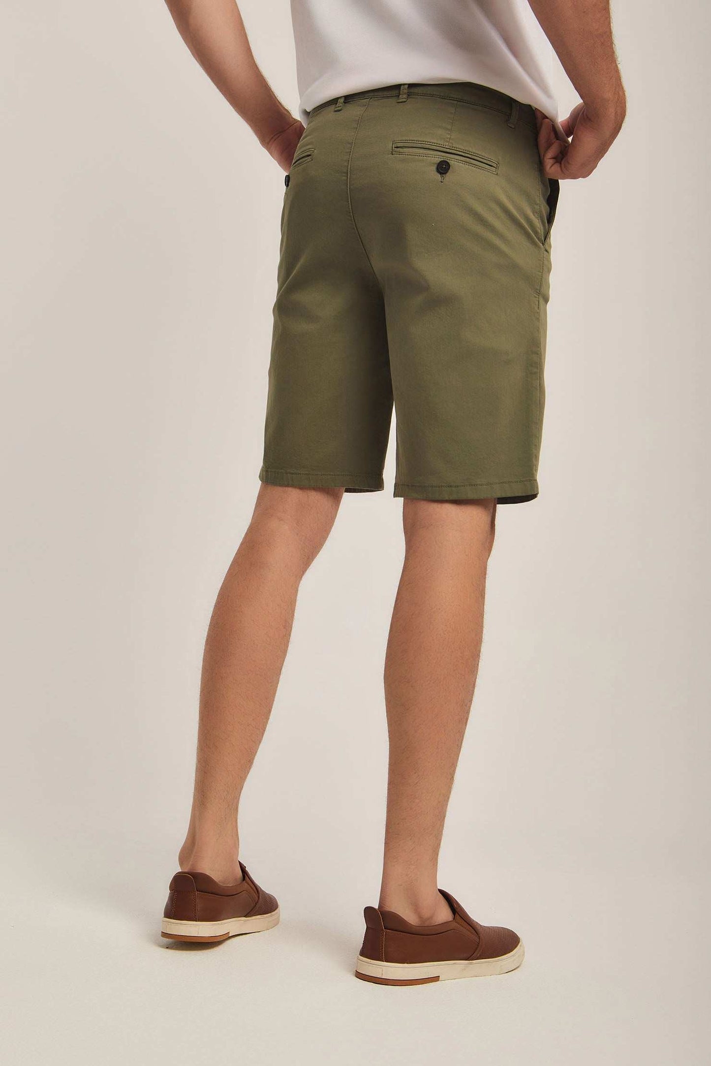 Men Regular Fit Shorts - Green