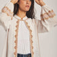 Women Regular Fit Kimono - Off White