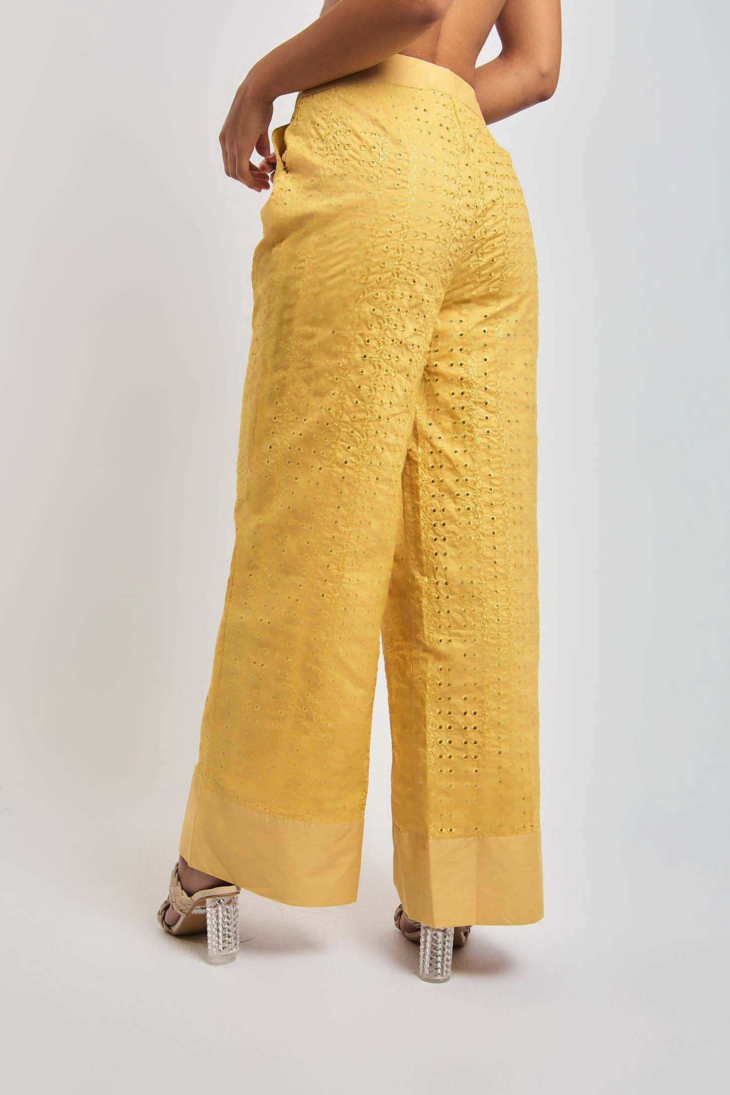 Women Regular Fit Pants Brown