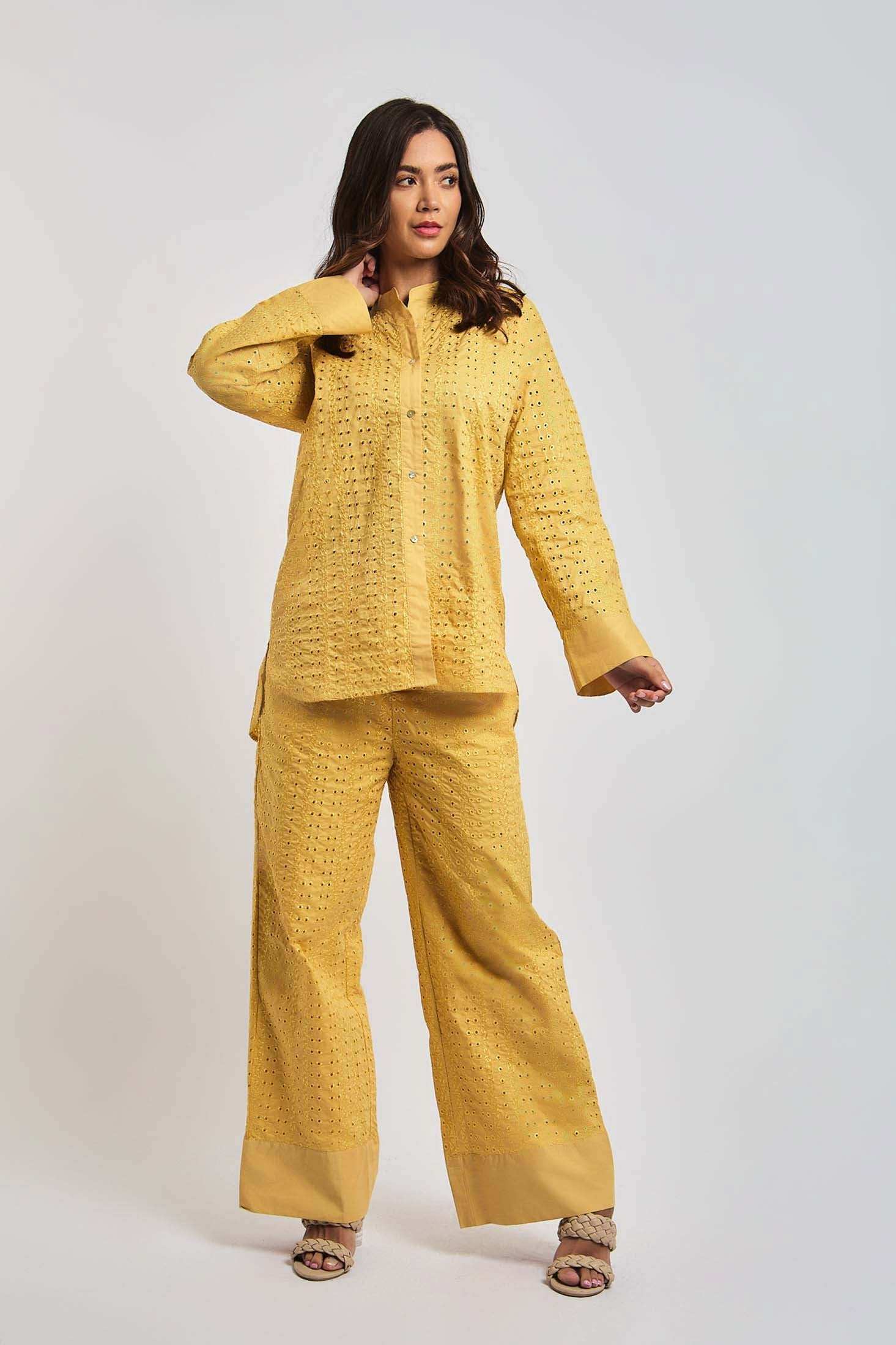 Women Regular Fit Pants Brown