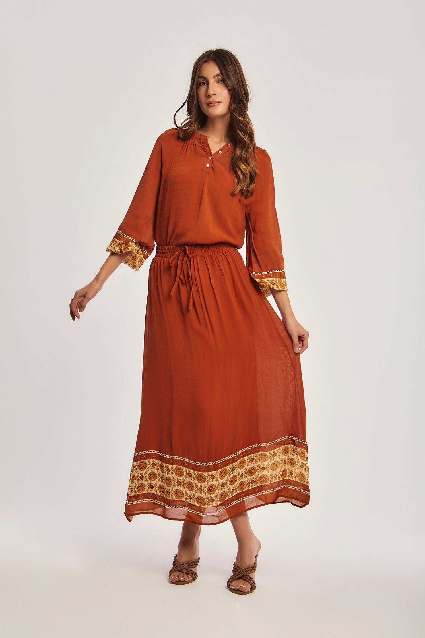 تنورة نسائية عادية - متعددة الألوان