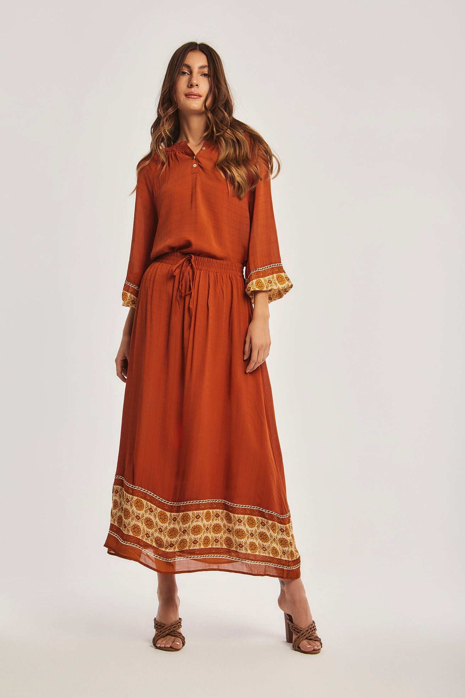 تنورة نسائية عادية - متعددة الألوان