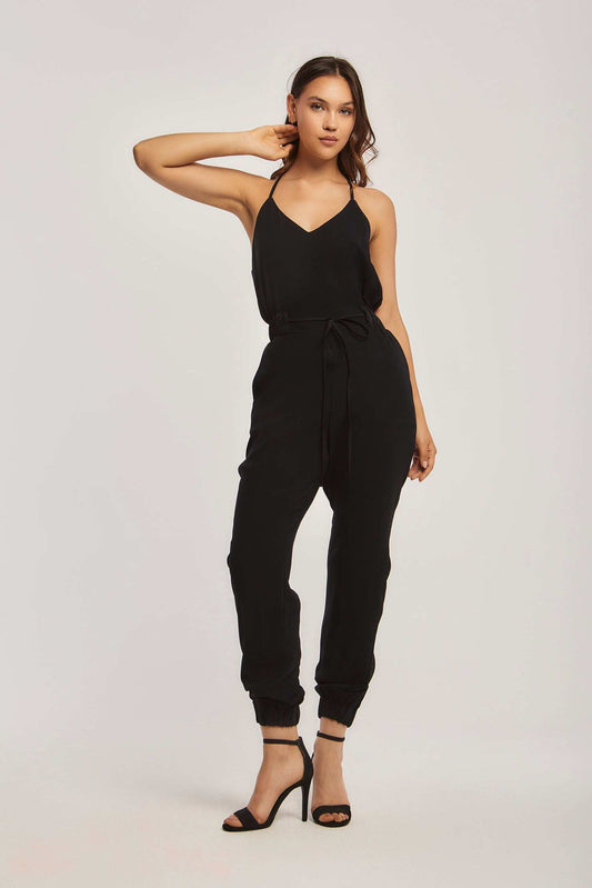 Women Regular Fit Jumpsuit - Black