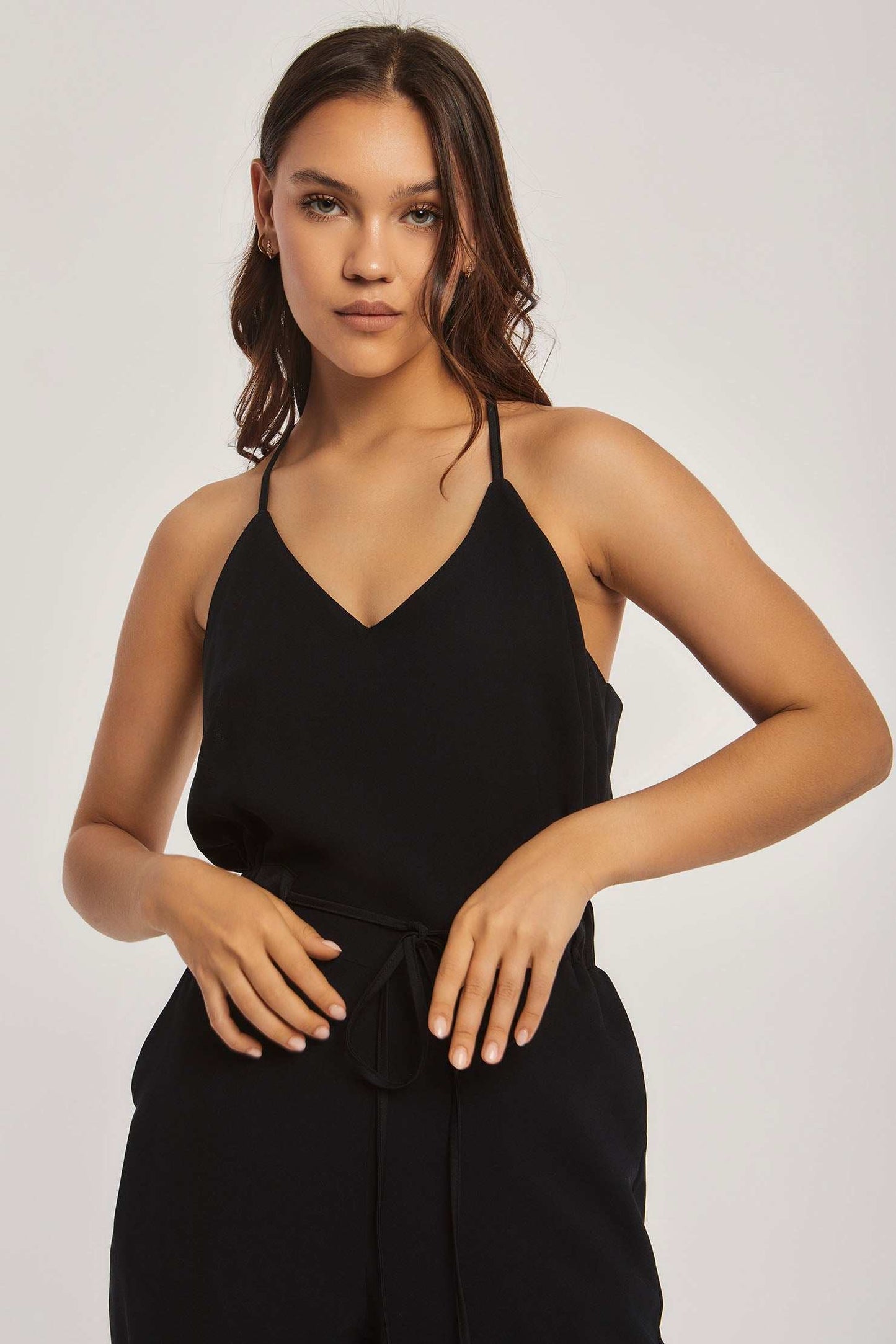 Women Regular Fit Jumpsuit - Black