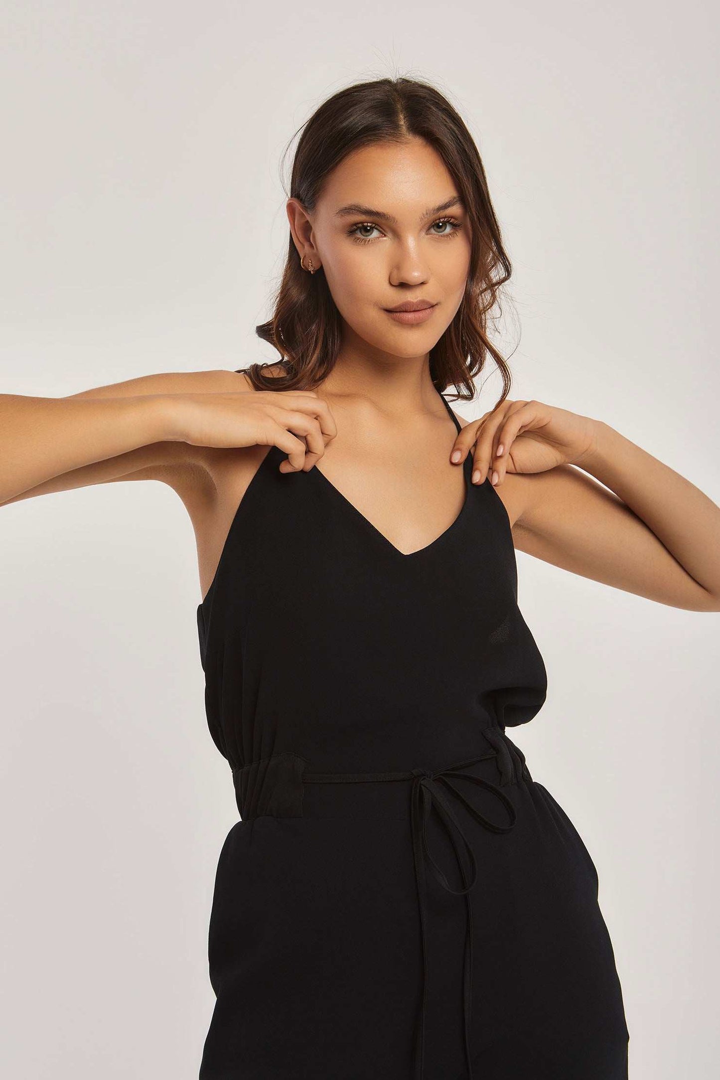 Women Regular Fit Jumpsuit - Black