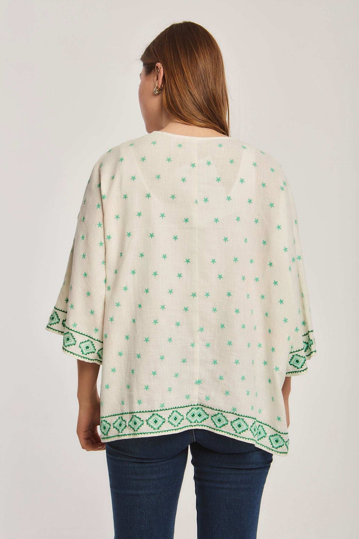 Women Regular Fit Kimono - Printed Multicolorcolor
