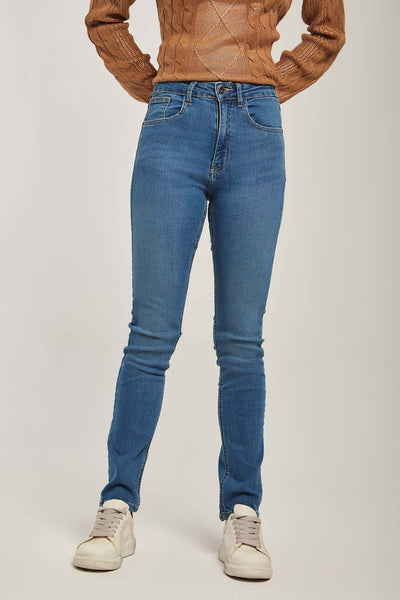 Women Regular Fit Denim - Light Blue