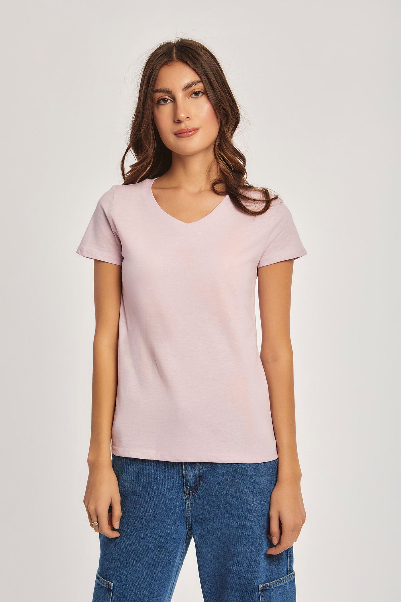 Women Regular Fit T-Shirt - Pink