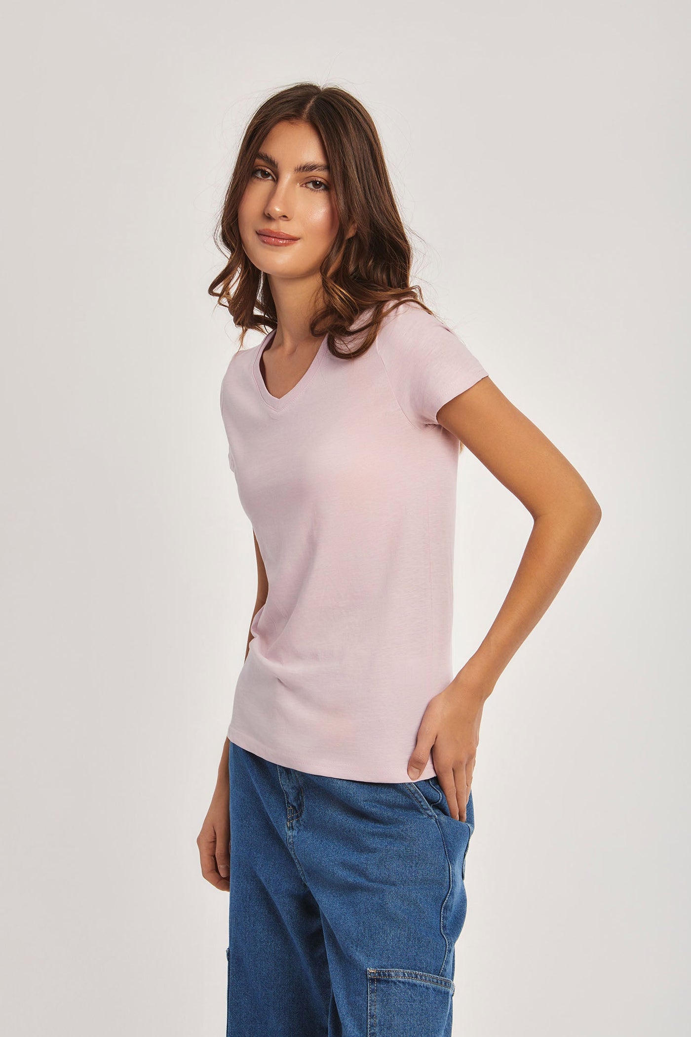 Women Regular Fit T-Shirt - Pink