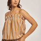 Women Regular Fit Top - Brown