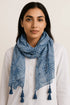 Palm Leaf Tassel Detail Scarf