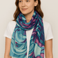 Tropical Themed Printed Scarf