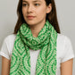 Chic Spiral Pattern Scarf with Natural Shades