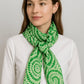 Chic Spiral Pattern Scarf with Natural Shades
