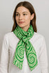Chic Spiral Pattern Scarf with Natural Shades