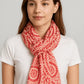 Patterned Casual Scarf with Bold Accents