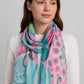 Soft Pastel Abstract Scarf