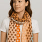 Color Block Polka Dot Scarf Design