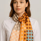 Color Block Polka Dot Scarf Design
