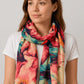 Tropical Abstract Multicolor Scarf