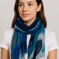 Scarf with Golden Dotted Design