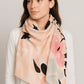 Floral Abstract Tassel Printed Scarf