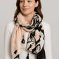 Floral Abstract Tassel Printed Scarf