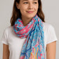 Vibrant Multicolor Abstract Printed Scarf