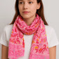 Women Scarf FuchsiaMulticolor