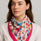 Patterned Squared Colorful Scarf
